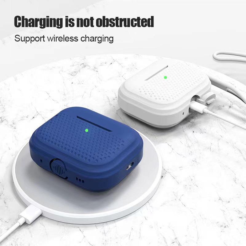 Ốp Hộp Đựng Tai Nghe Nhét Tai Silicon Có Dây Đeo Cho Airpods Pro 2 2nd Pro2