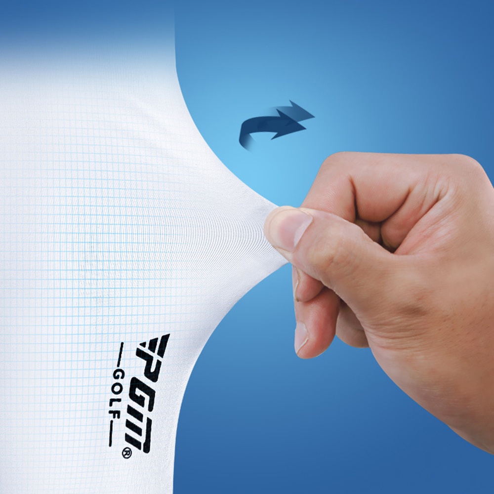 Áo Thun Tay Dài Vải Lụa Mát Thời Trang Chơi Golf Mùa Hè Cho Nam