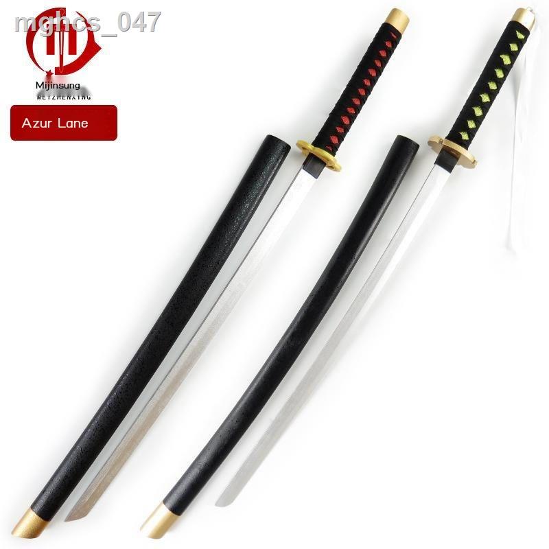 Miễn phí vận chuyển cos Azur Ngõ dao gỗ Atago Cao Hùng COS hiệu suất phim hoạt hình dao vũ khí đạo c