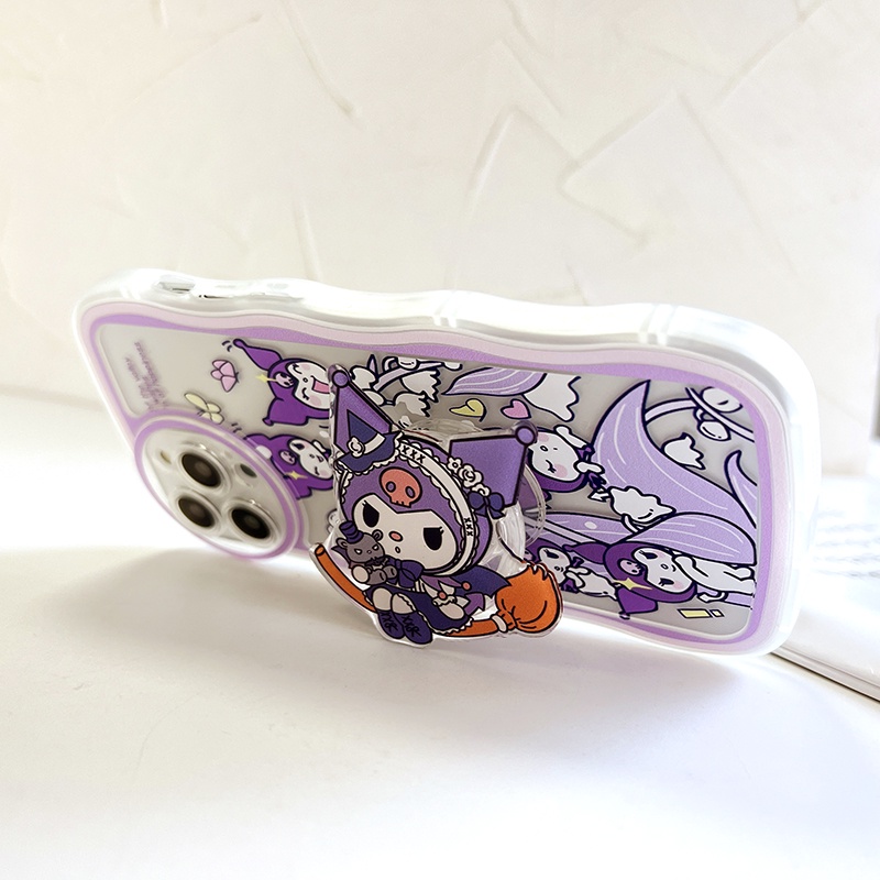 OPPO F11 F9 F7 F5 F1S Youth Pro Cho Ốp lưng điện thoại In Hình Melody Kuromi Wave Bracket