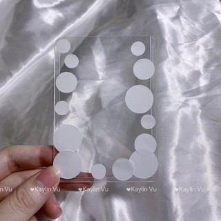 STICKER TRÒN TRẮNG DECO TOPLOADER