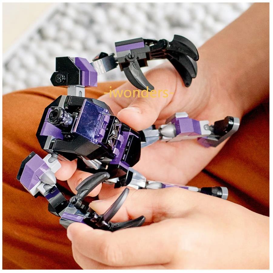 Đồ Chơi /Khối Lắp Ráp Nhân Vật Siêu Anh Hùng Báo Đen / Người Nhện / Bạch Tuộc / Người Sắt  Dùng Làm Quà Đồ Chơi Xếp Hình Kids education toys