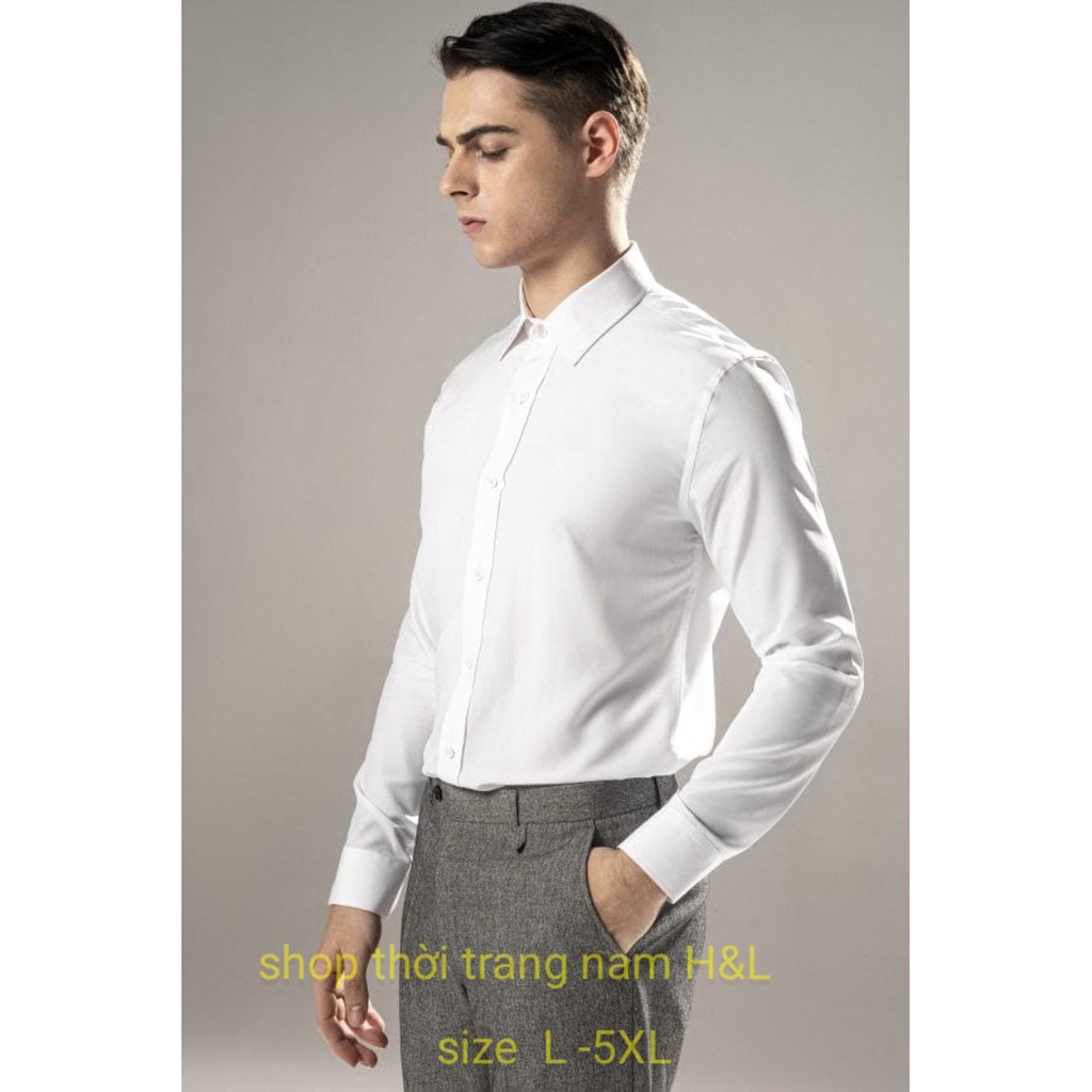 Áo sơ mi nam tay dài cổ bẻ vải kate bóng cao cấp thời trang công sở – Shop thời trang nam H&L