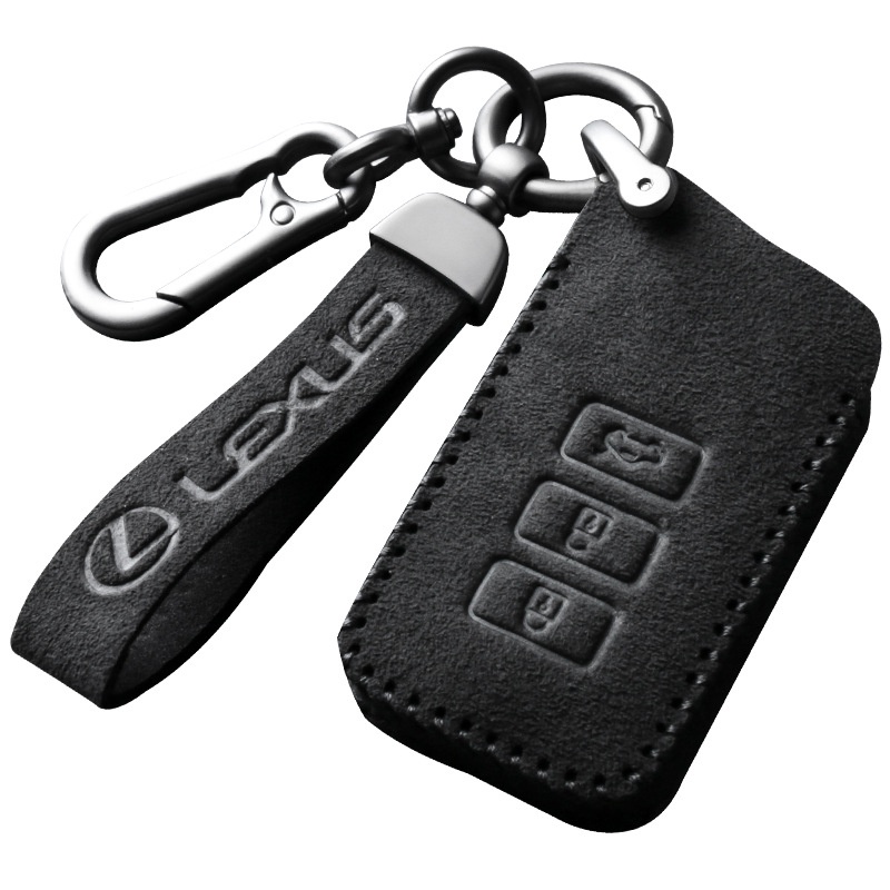 Phù Hợp Vỏ Da Lộn Cao Cấp Bọc Chìa Khóa Xe Hơi Lexus ES200 RX300 Nx200 Es260