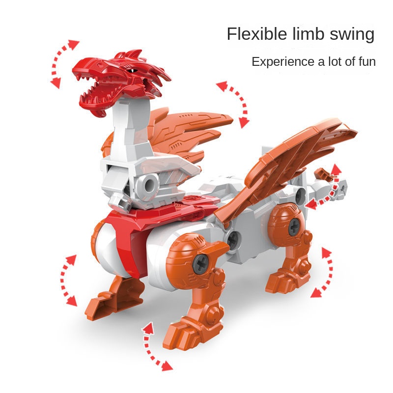 Đồ Chơi Lắp Ráp Khủng Long Biến Hình 2 Trong 1 Cho Bé