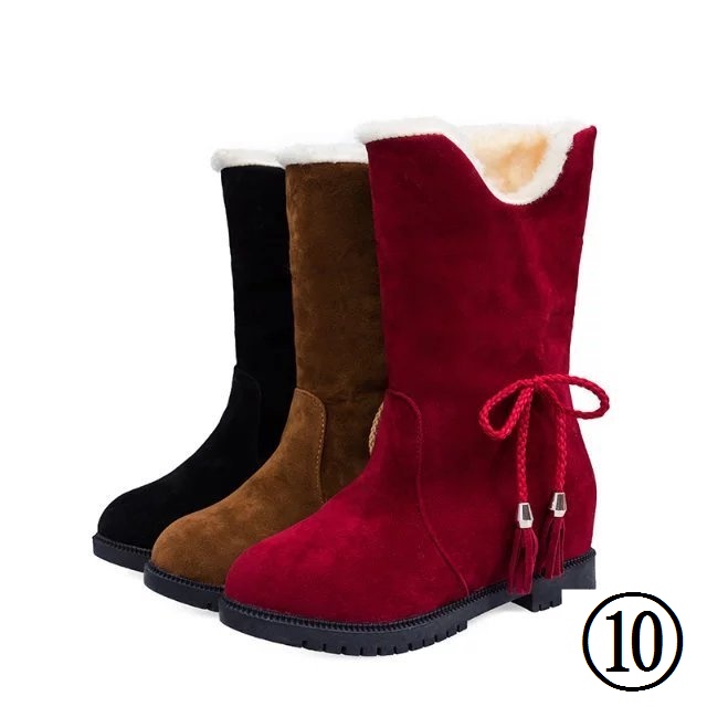 Giày Bốt Cổ Thấp Lót Nhung Cotton Dày Dặn Giữ Ấm Tốt Thời Trang Thu Đông Phong Cách Hàn Quốc Có Size Lớn 41 Cho Nữ