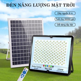 Đèn năng lương mặt trời MAXTECH 180W - 80W - 200W - 300W - 400W siêu sáng chống nước, tiết kiệm pin - D1147