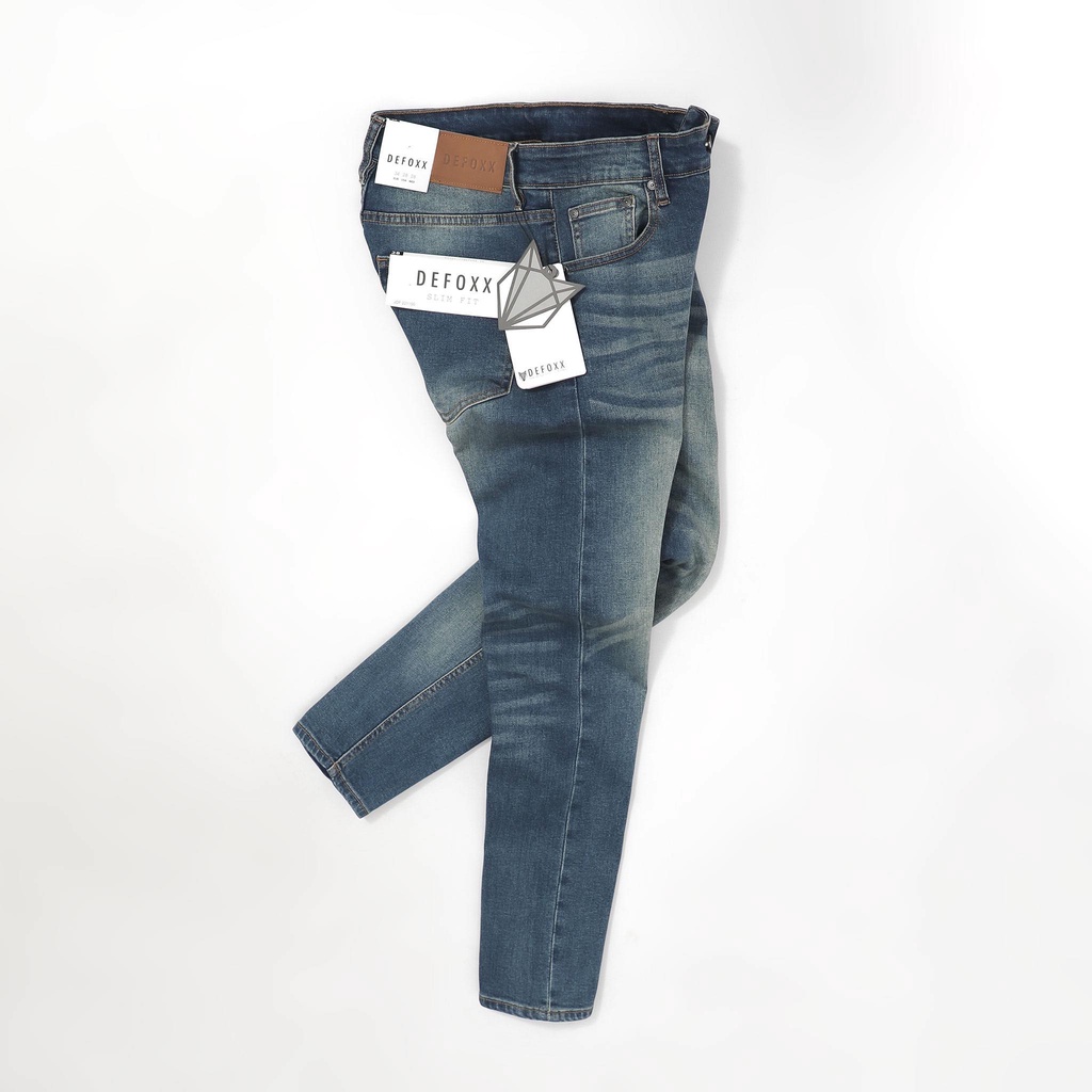 QUẦN BÒ - QUẦN JEAN - DEFOXX - WASH BLUE - FORM SLIM FIT - CODE: 221150