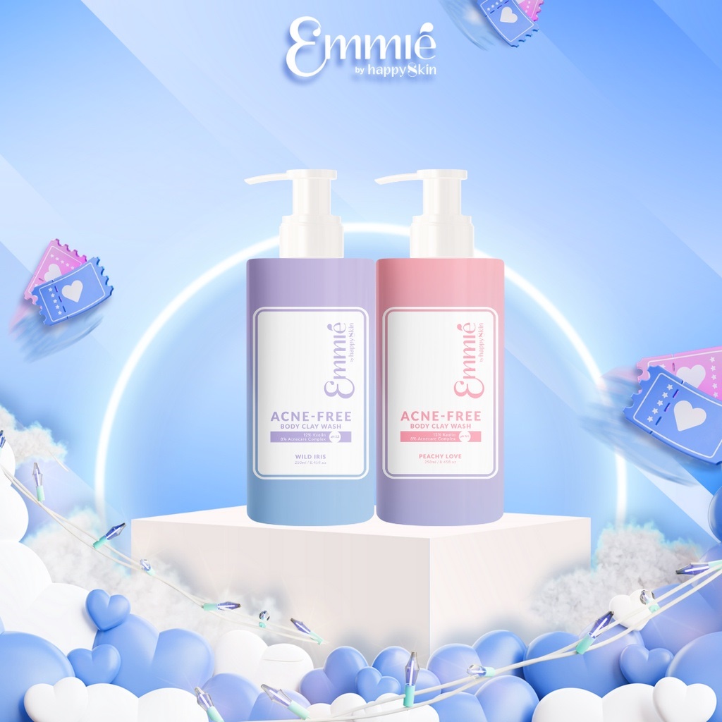 LÔI CUỐN DIỆU KỲ: Sữa tắm đất sét + Combo Intimate Care Emmié by HappySkin