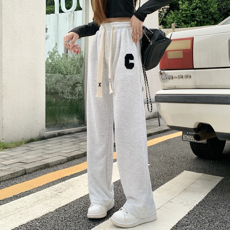 SUXI Quần Dài Dáng Ôm Màu Sắc Đơn Giản Dễ Phối Đồ Cho Nữ