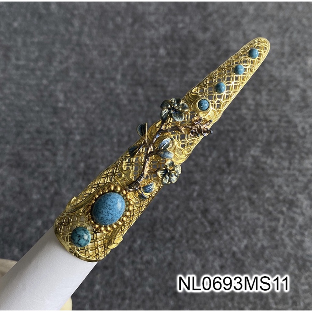 Móng tay cổ trang, hộ chỉ, hộ giáp móng nhà Thanh đúc dày dặn