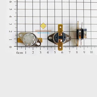 10 chiếc relay nhiệt KSD301 150 độ 10A 250V chân đồng thường đóng