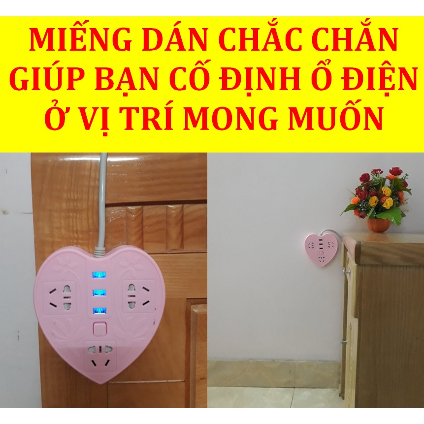 Ổ cắm điện thông minh chống quá tải 2500W có 3 cổng sạc USB 5V 2 A ,chống giật , an toàn cho trẻ nhỏ