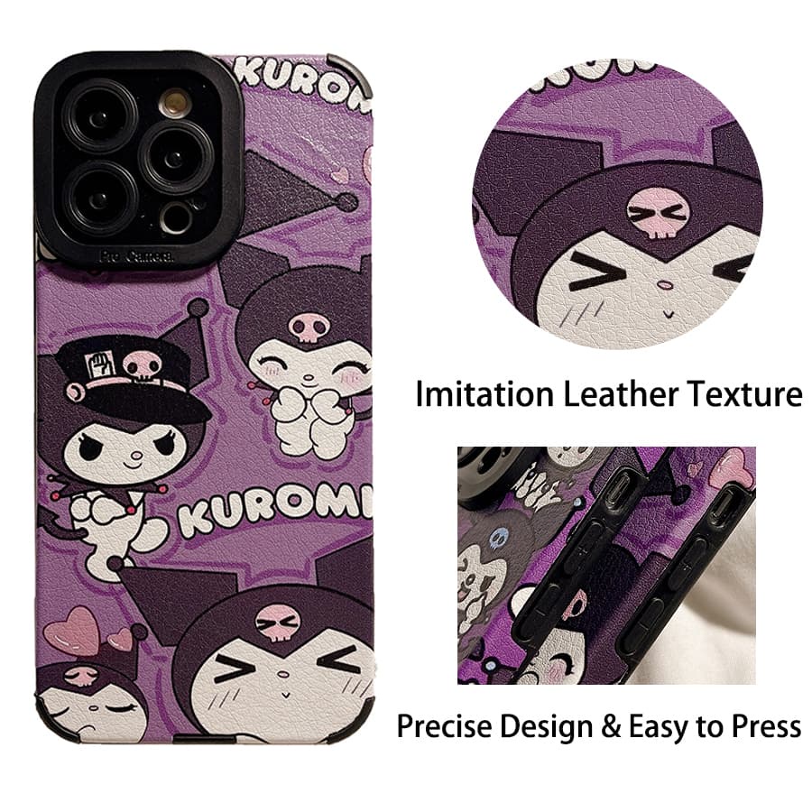 Ốp Điện Thoại Silicon TPU Mềm Hình Kuromi Dễ Thương Cho iPhone 11 14 13 12 PRO X XR XS MAX XSMAX 6 6s 6splus 7 8 plus