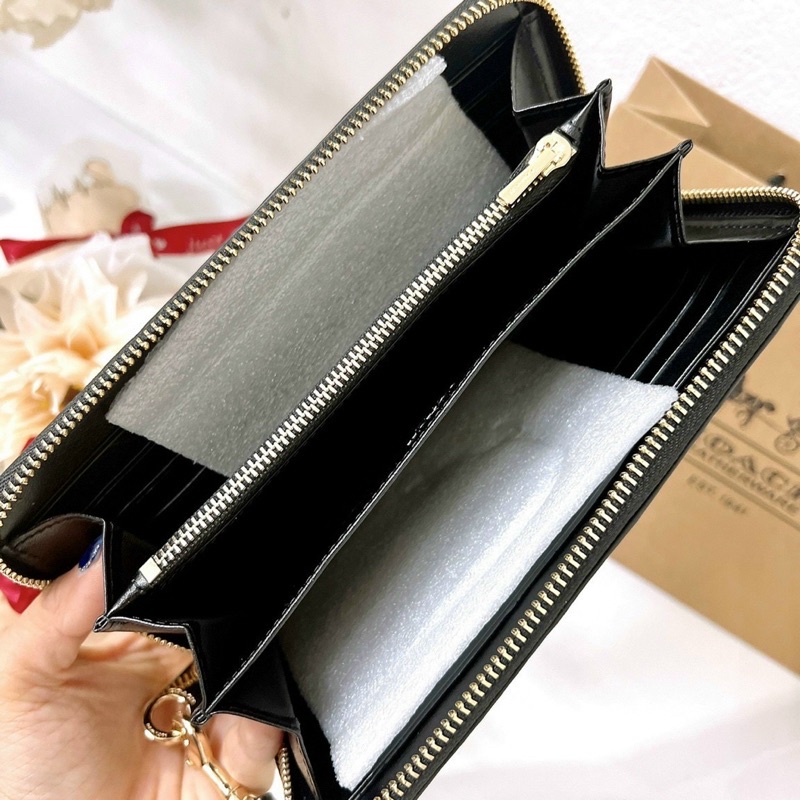 📛RẺ VÔ ĐỊCH📛VÍ COAH LONG ZIP AROUND NỮ SIÊU XINH