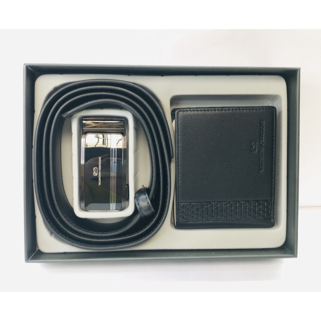 Bóp ví dây nịt thắt lưng Valentino Creations-Hàng USA