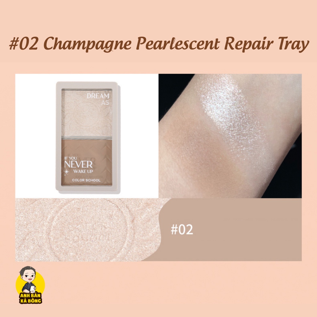 Bảng Phấn Tạo Khối & Bắt Sáng COLOR SCHOOL Light And Shadow Impression Preparing Powder CS019