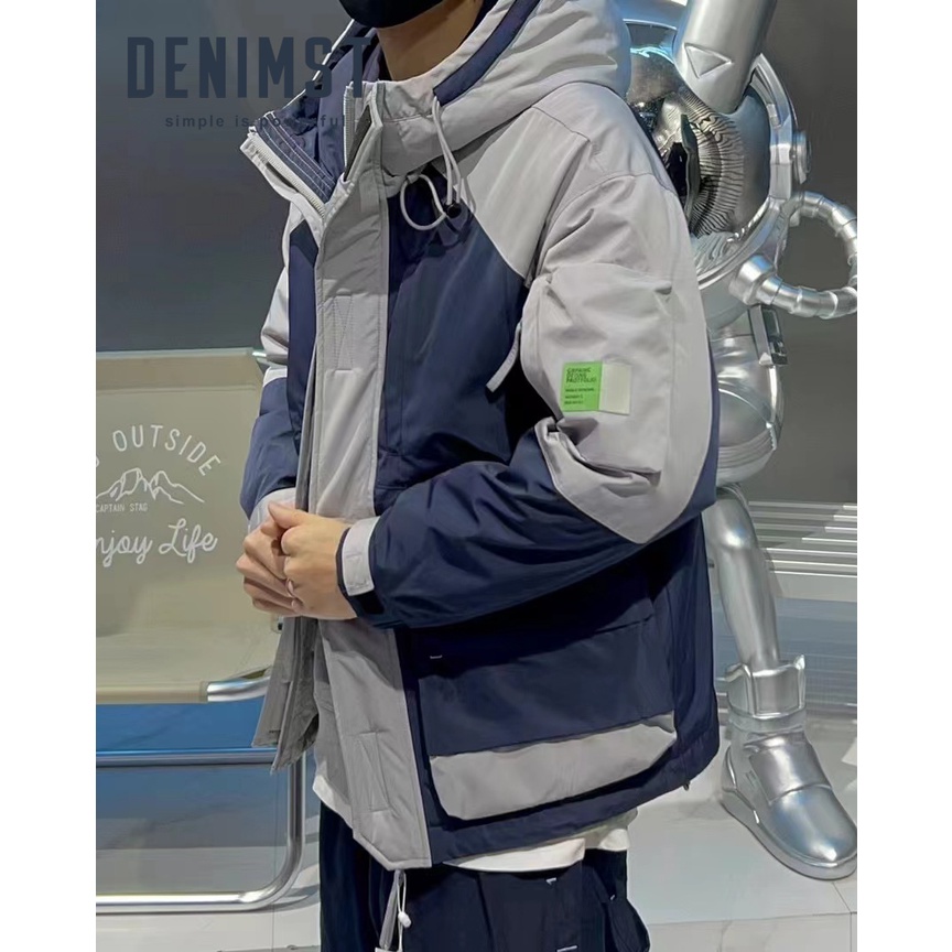 Áo khoác lông vũ cao cấp DENIMST 73063, khoác kaki đại hàn thiết kế trẻ trung cá tính