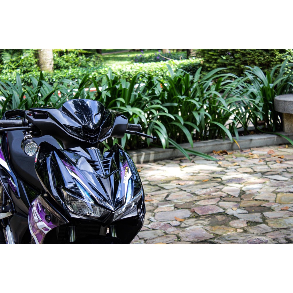 Tem rời Winner X đen Tím Rs150 Cực ngầu , decal 3 lớp cao cấp trống bay màu