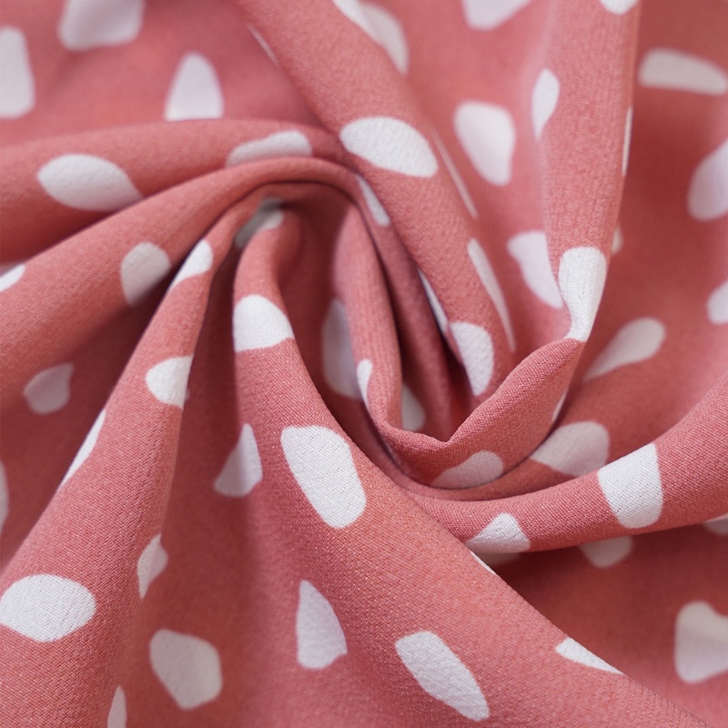 Đầm Midi Dáng Chữ A Tay Ngắn Họa Tiết Chấm Bi Dễ Thương Cho Nữ