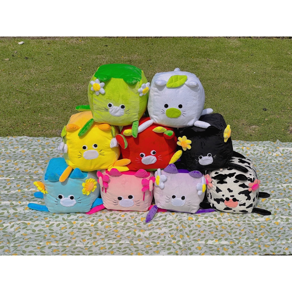 Mè Léo Đáng Yêu 18x18x18cm - gấu bông đình may