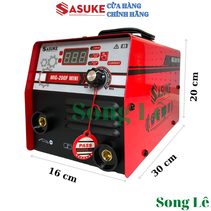 Máy hàn mig không dùng khí 2 chức năng SASUKE mig 200F model 2022