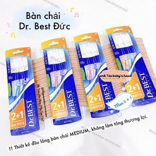 Set 3 bàn chải Dr. Best nội địa Đức