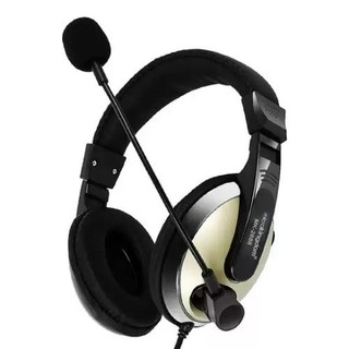 Tai Nghe Chụp Tai MicroKingdom MK-2688 kiểu dáng cổ điển,chụp tai rộng,có micro rời dễ dàng đàm thoại,chơi game