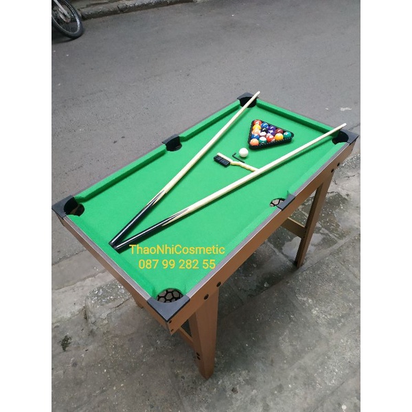 Bàn Bi A Mini Gỗ, Bàn Bi Da, BiDa Trẻ Em 6 Lỗ To Nhất, Đại