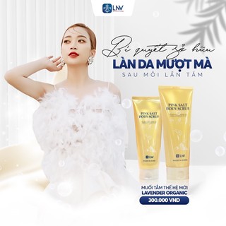 Muối tắm thảo dược linh nhâm lnv giúp da mịn màng mùa hanh khô