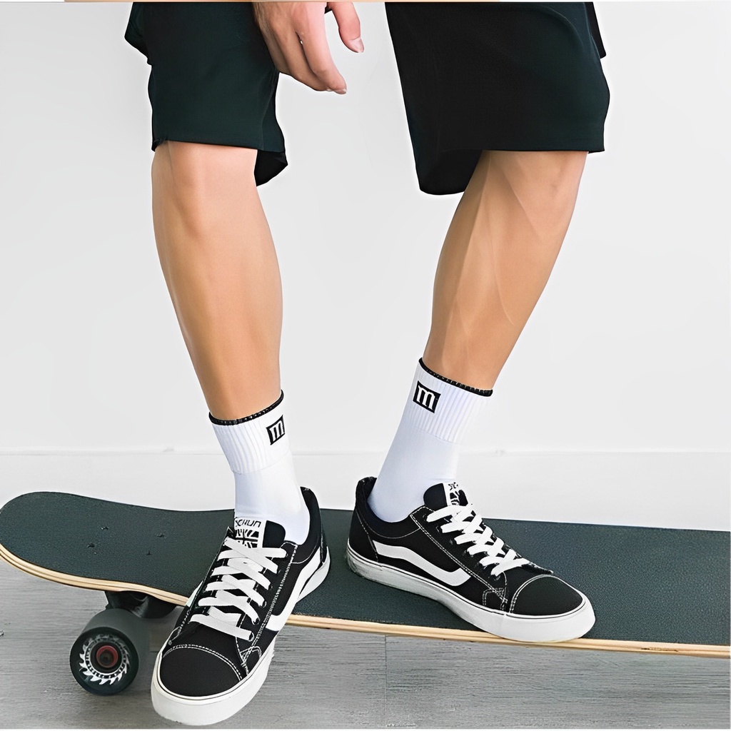 Tất nam cotton cao cấp co dãn chóng mòn, Vớ nam thể thao co dãn bền bỉ mềm mại T3480