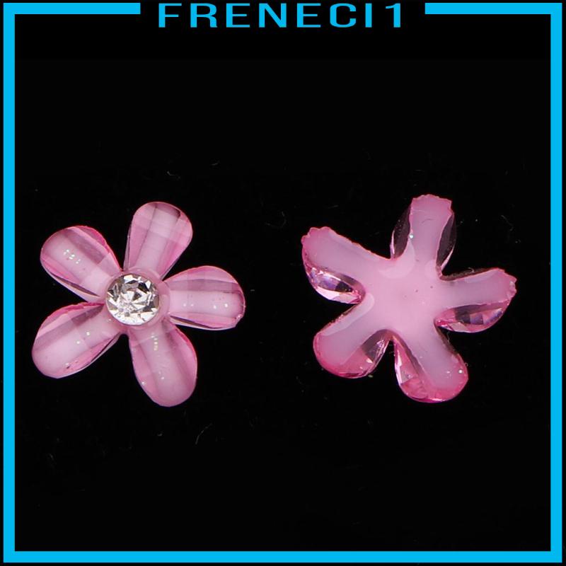 20 Nút Hoa Đính Đá Trang Trí Đám Cưới - Màu Trắng