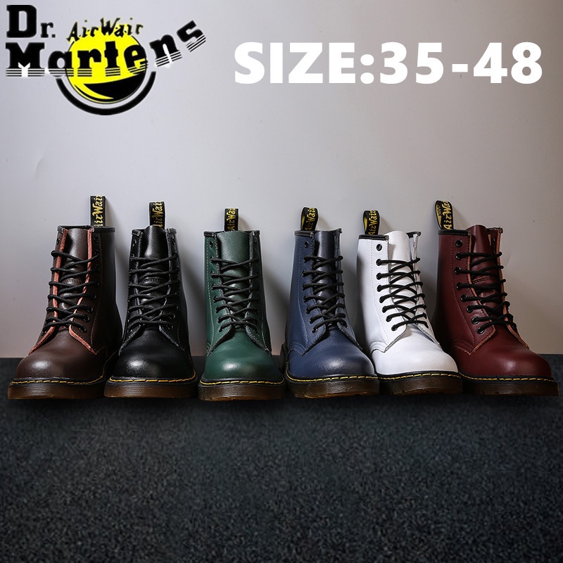 Giày Bốt Martin Chất Liệu Da Bò Cổ Cao Chống Trượt Chống Thấm Nước Size 35-45 Thời Trang Cho Cặp Đôi Giày Búp Bê Thời Trang Thanh Lịch Dành Cho Nữ