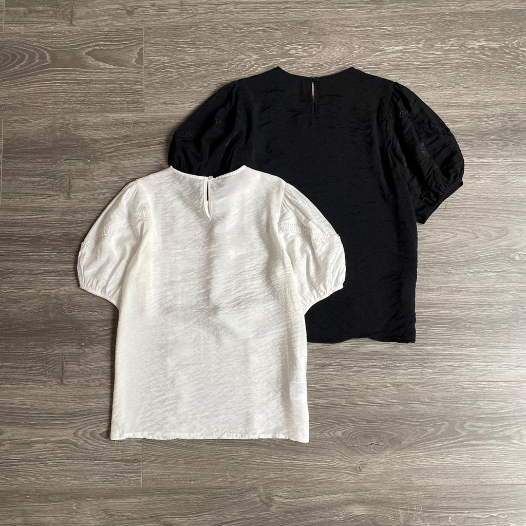 Áo MIXX@ Cổ Tròn Viền Ren