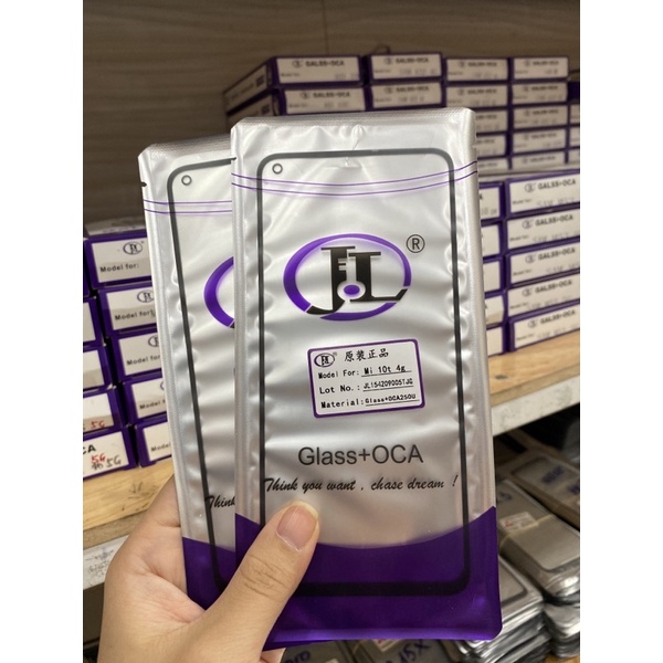 Kính liền keo Xiaomi Mi 10T 4G/ Mặt kính có keo OCA Xiaomi Mi 10T 4G ( Giá sỉ )