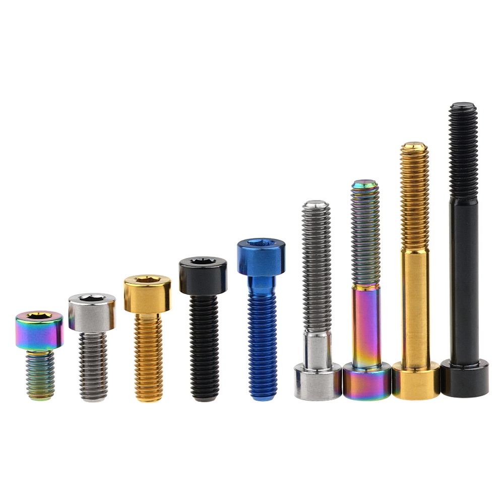 Bu Lông Lục Giác M8X15 20 25 30 35 40 45 50 60 70mm Bằng Titan Cho Xe Đạp Xe Hơi Xe Máy