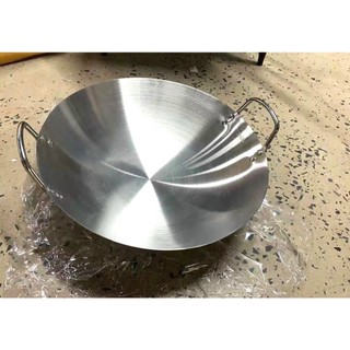 Chảo inox 2 quai 26/28/30 cm