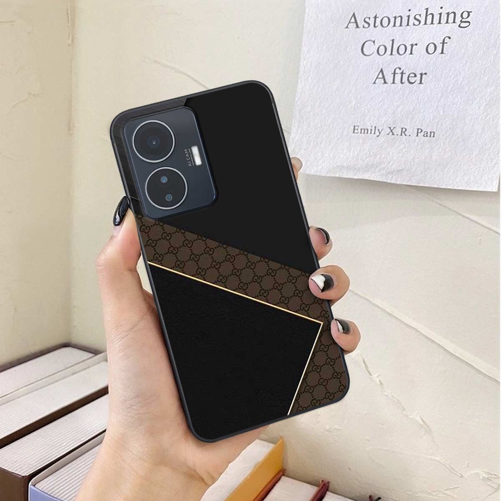 Ốp lưng Vivo Y55 4G / 5G 2022 hình họa tiết thương hiệu thời trang cao cấp