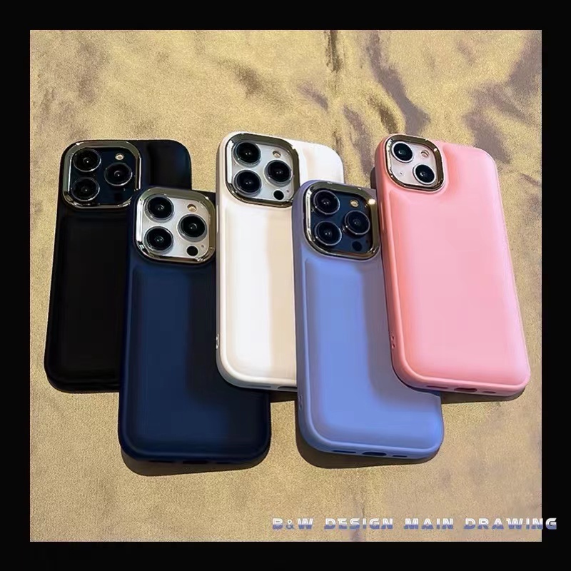 Ốp Điện Thoại Silicone Mềm Màu Kẹo Chống Sốc Cho iPhone14 / 13 / 12 / 11 / Pro / MAX / 14Plus X / XS / MAX / XR