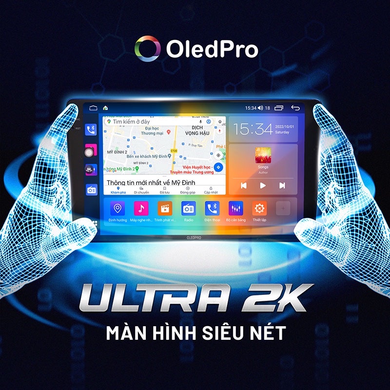 Màn Hình DVD Android Ô Tô OledPro Ultra 2K Liền Cam 360 Chính Hãng – Đỉnh Cao Chất Lượng Hình Ảnh 2023