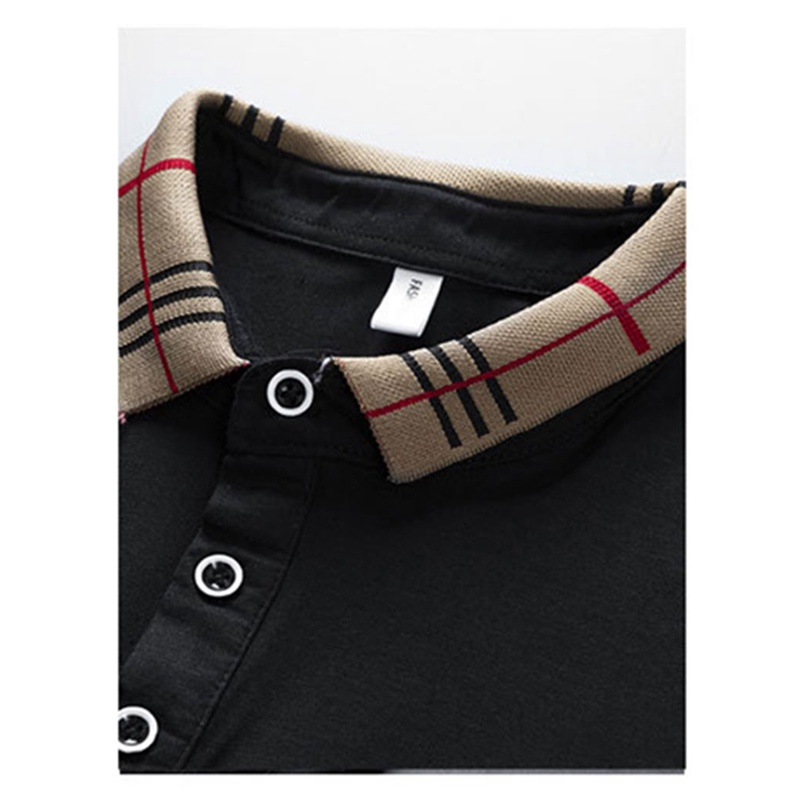 Áo polo Tay Ngắn Vải Cotton Thiết Kế Trẻ Trung Cho Nam