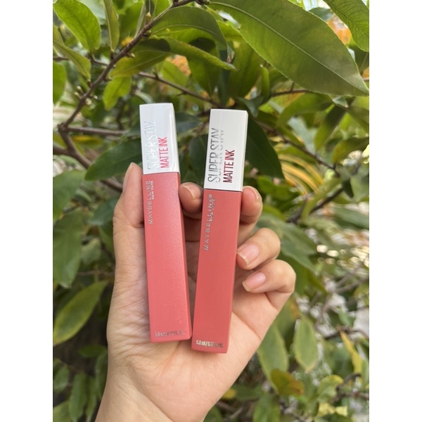 Son kem lì lâu trôi maybelline super stay matte ink lipstick city edition tone 130 5ml. cam đào