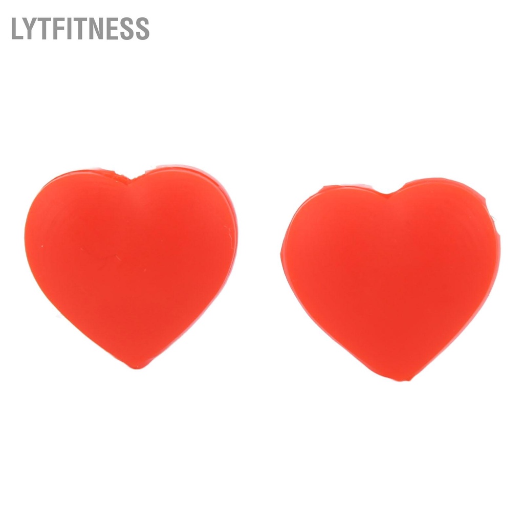 LYTFitness 10 Chiếc Vợt Tennis Rung Giảm Chấn Hình Trái Tim Silicone Bóng Chống Sốc