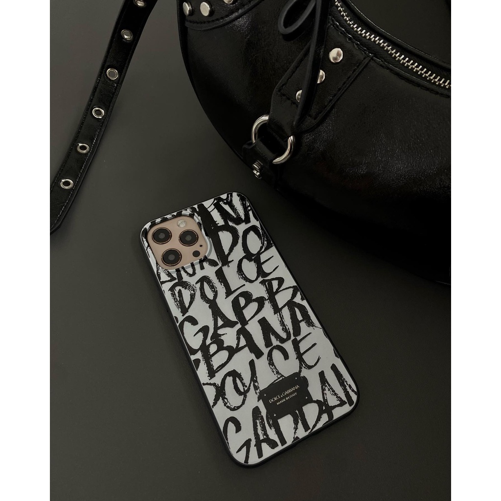 Ốp lưng Iphone D0lce Gabbana monogram Xs, 11Promax, 12Promax, 13Promax, 14Pro, 14Promax