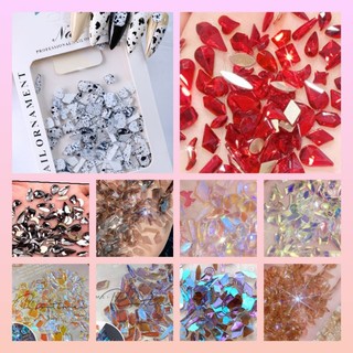 Đá chân bằng trang trí móng, đá trứng cút nail túi 100 viên