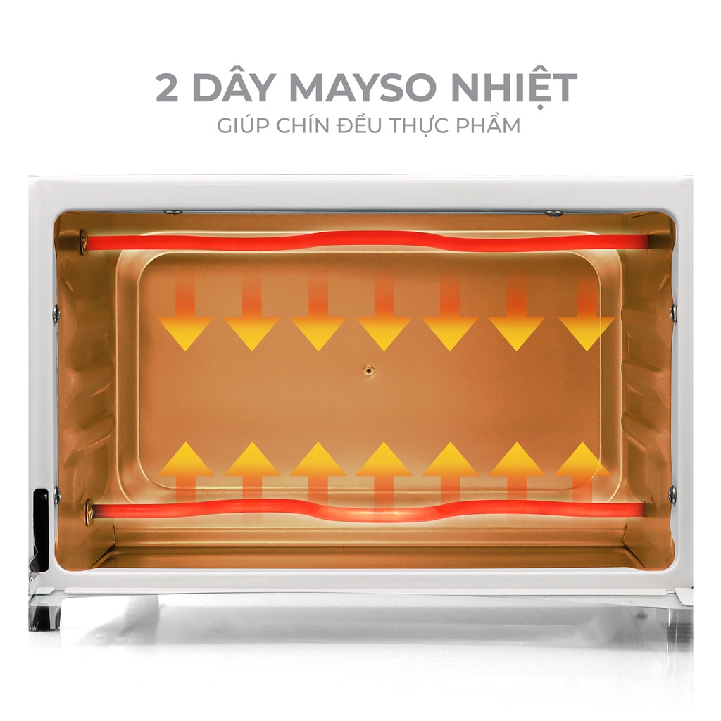 Lò Nướng Mini Đa Năng LEBENLANG, Công Suất 800W, Dung Tích 12L, Bảo Hành 24 Tháng, 3 Màu Đen, Nâu, Trắng.