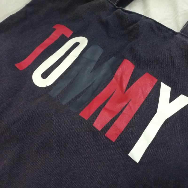 Tommy/ tote/ túi vải/ 2hand/seocondhand