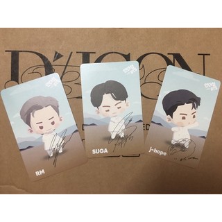 1 card lẻ chibi bts proof chibi hope suga rm joon