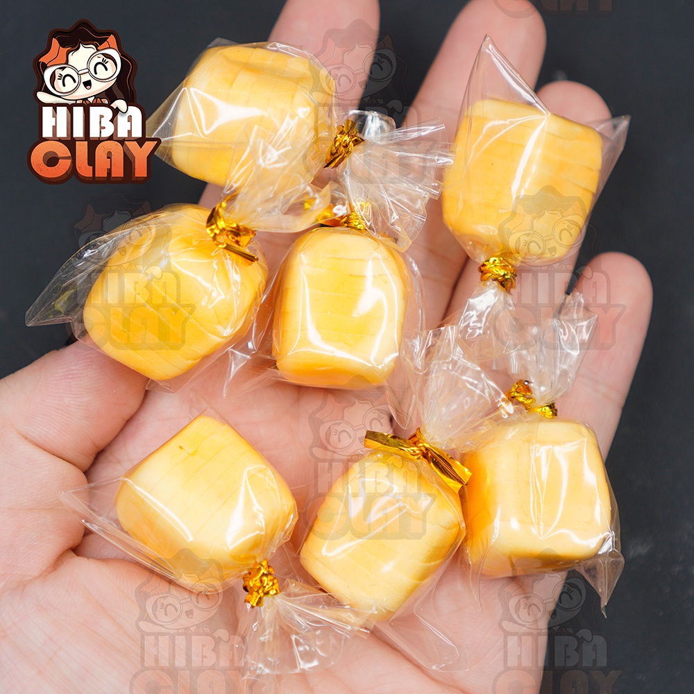 Mô hình 1 gói bánh mì gối , Mini Food, đồ ăn tí hon , đồ ăn mini mô hình cho búp bê DIY