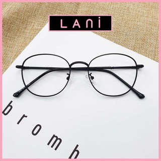 Gọng kính cận nam nữ Lani chất liệu kim loại dáng bầu thời trang 5260 - Có mắt cận theo độ của bạn